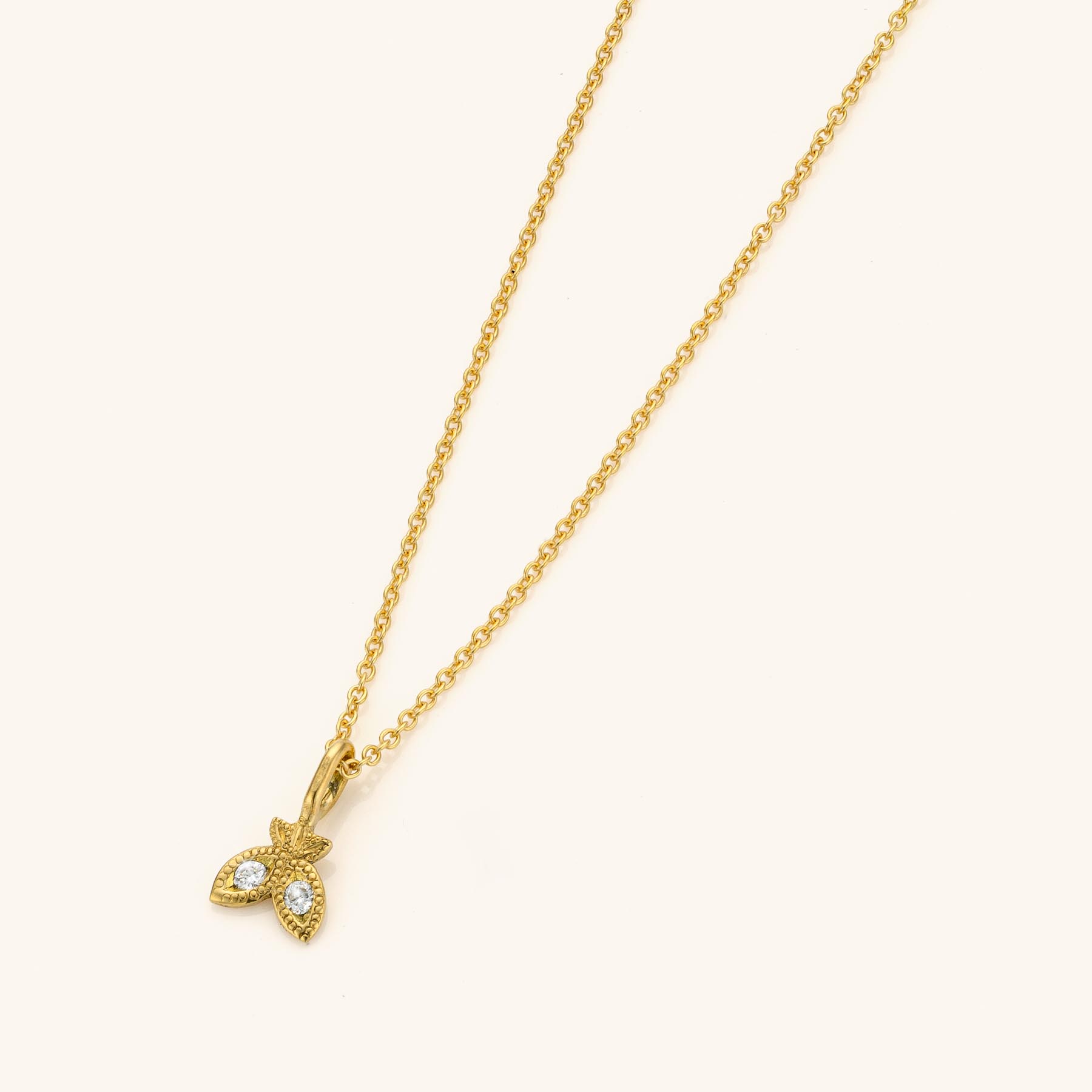 Olivia halsketting 0.04ct miniatuur 2