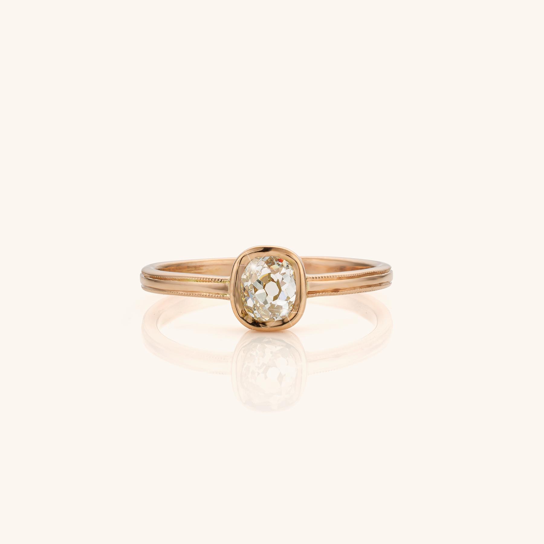 Louise solitair om 0.57ct miniatuur 4