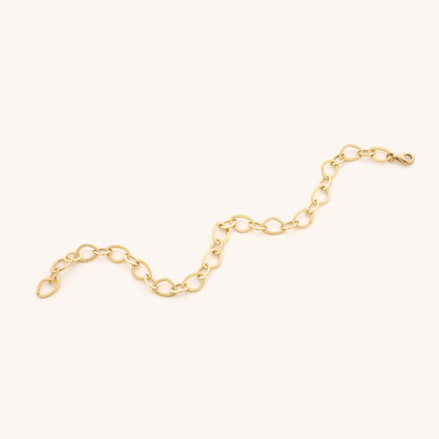 Nora armband 18kt geel 15cm