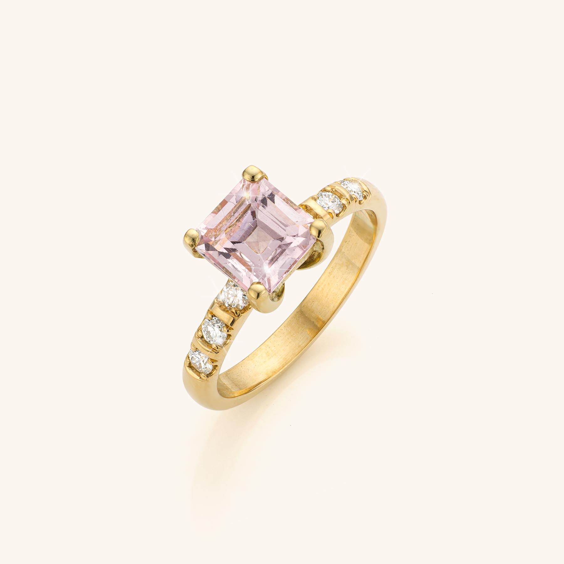 Nora Solitair M 0.12ct Toermalijn — foto 1