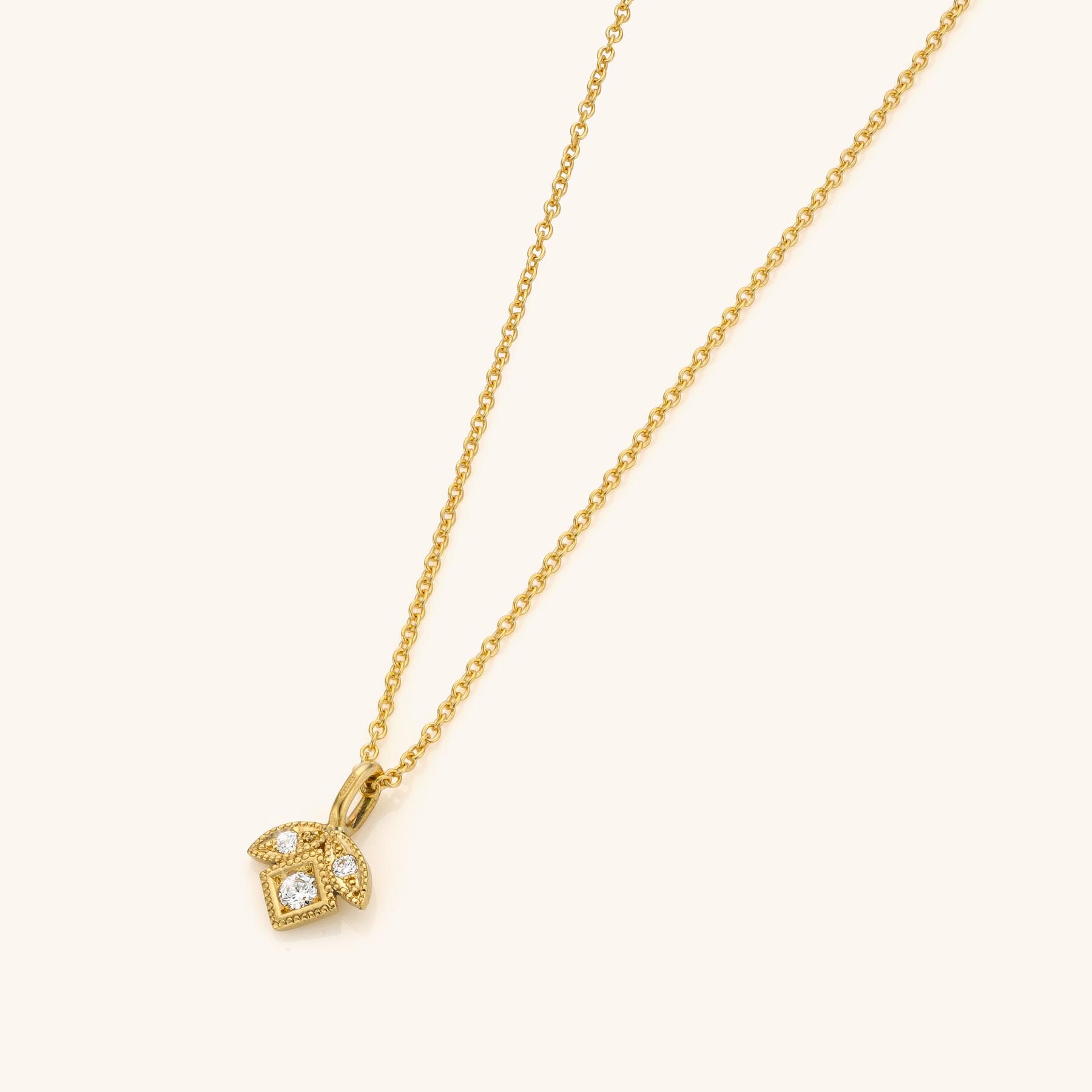 Olivia halsketting 0.04ct miniatuur 2