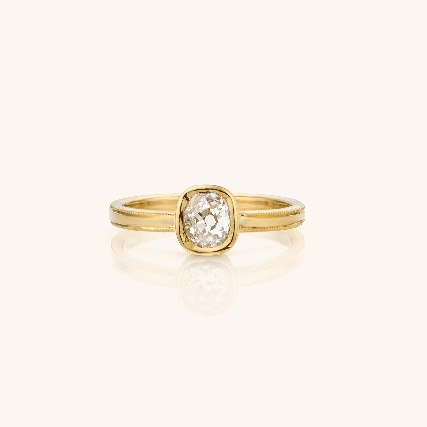 Louise Solitair om 0.42ct miniatuur 2