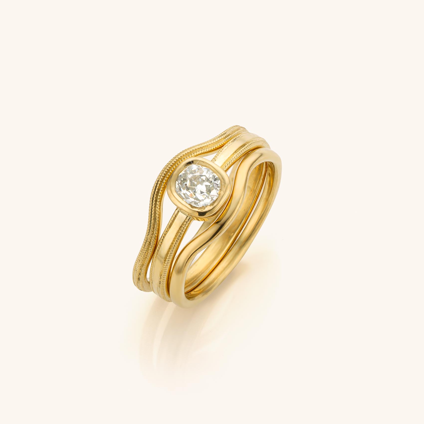 Louise Solitair om 0.42ct miniatuur 3